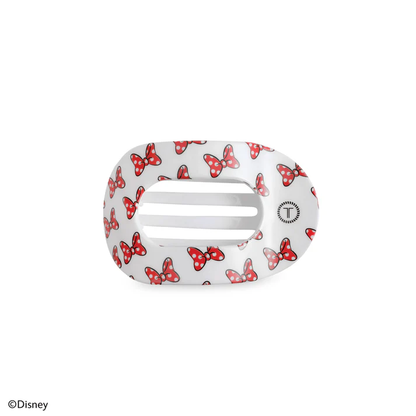 Minnie Mouse Loves Her Bows! Small Flat Round Hair Clip - Southern Belle Boutique
