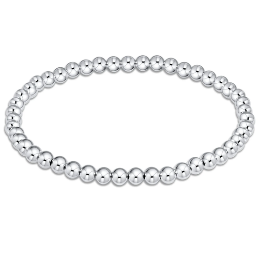 Classic Sterling 4mm Bead Bracelet - Southern Belle Boutique