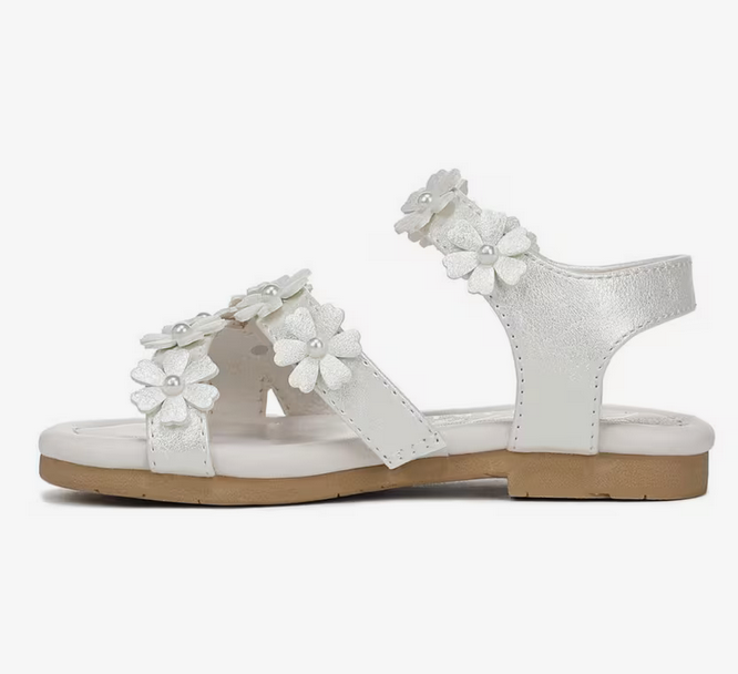 Blowfish Malibu Sunflower Toddler White Sandals - Southern Belle Boutique