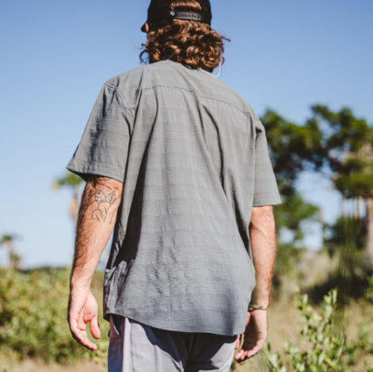 Oysterman S/S Woven Shirt - Sedona Sage - Southern Belle Boutique