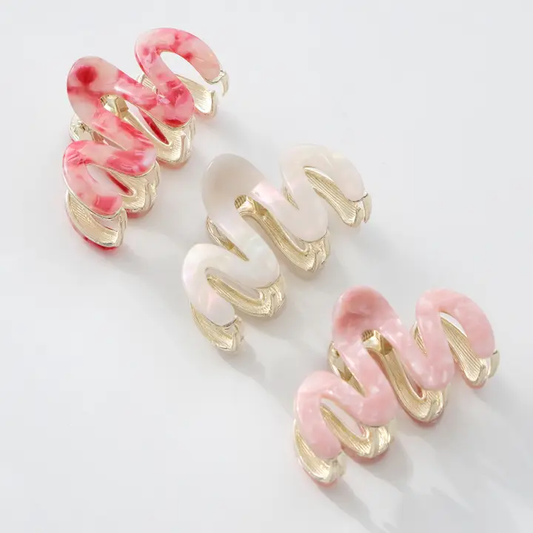 Willow Mini Rose Claw Clip - Southern Belle Boutique
