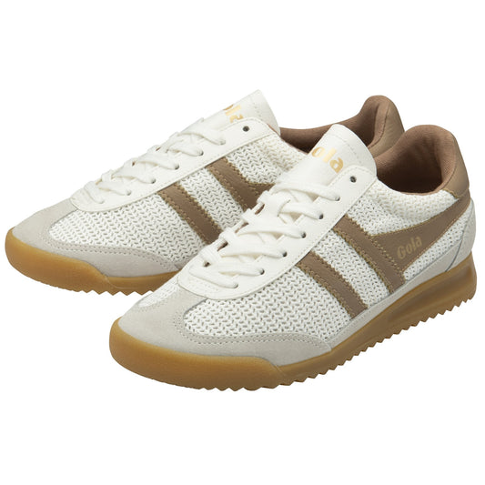 Tornado Zephry Trainer Off White/Caramel Sneaker - Southern Belle Boutique