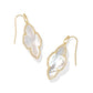 Abbie Pave Frame Drop Earrings