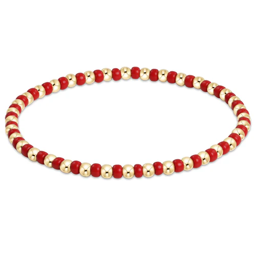 Hope Grateful Bracelet - Bright Red