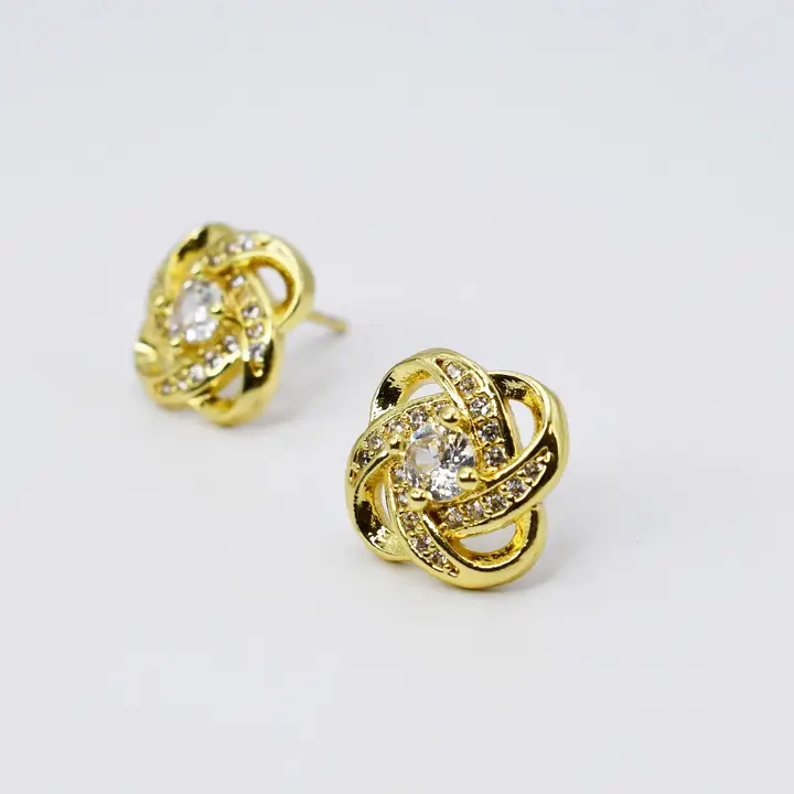 The jolly Stud Earrings - Gold - Southern Belle Boutique