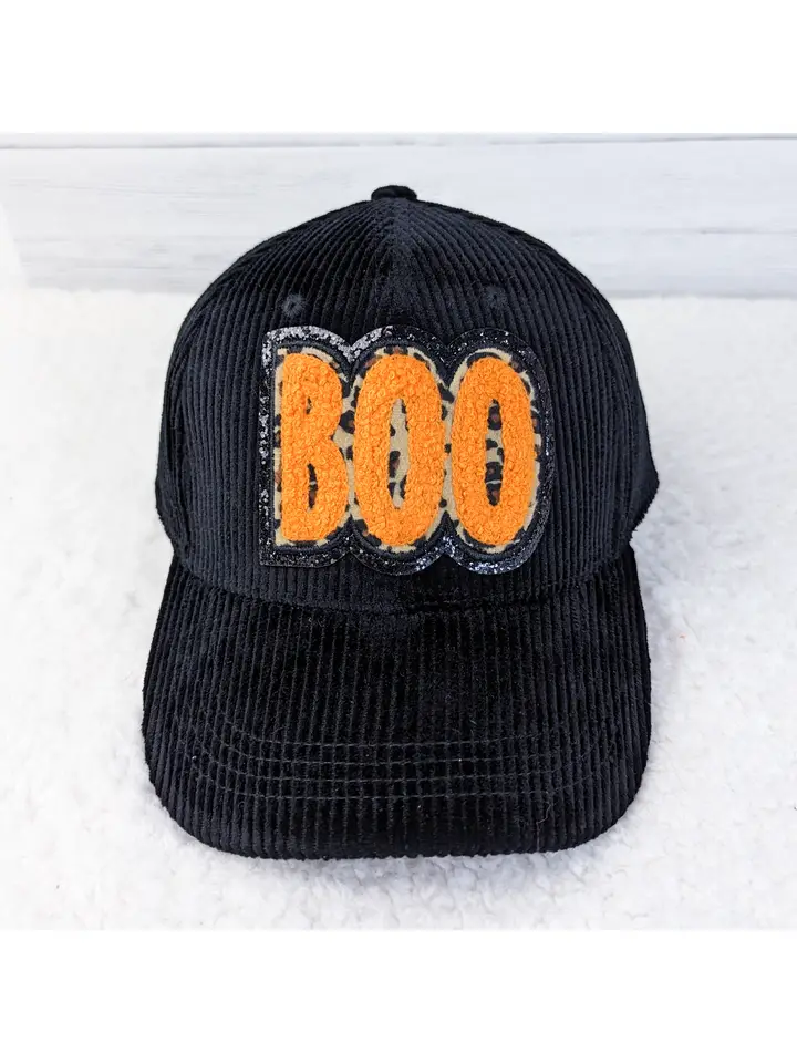 Boo Hat - Black Corduroy