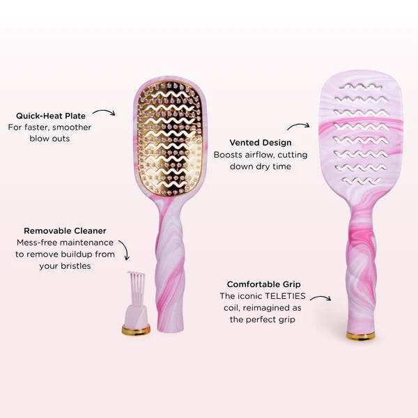 Vented Hair Brush - Pinch Me! - Southern Belle Boutique