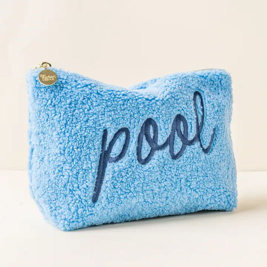 Teddy Pouch-Pool - Southern Belle Boutique