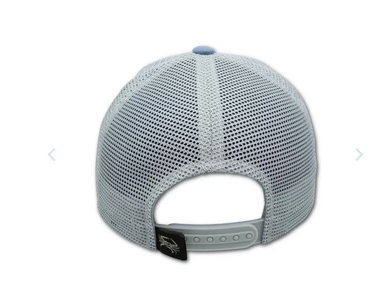 Drifter Patch 6 Panel Hat - Stellar Blue/Gray - Southern Belle Boutique