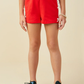 Red Short w/Side Bow Detail