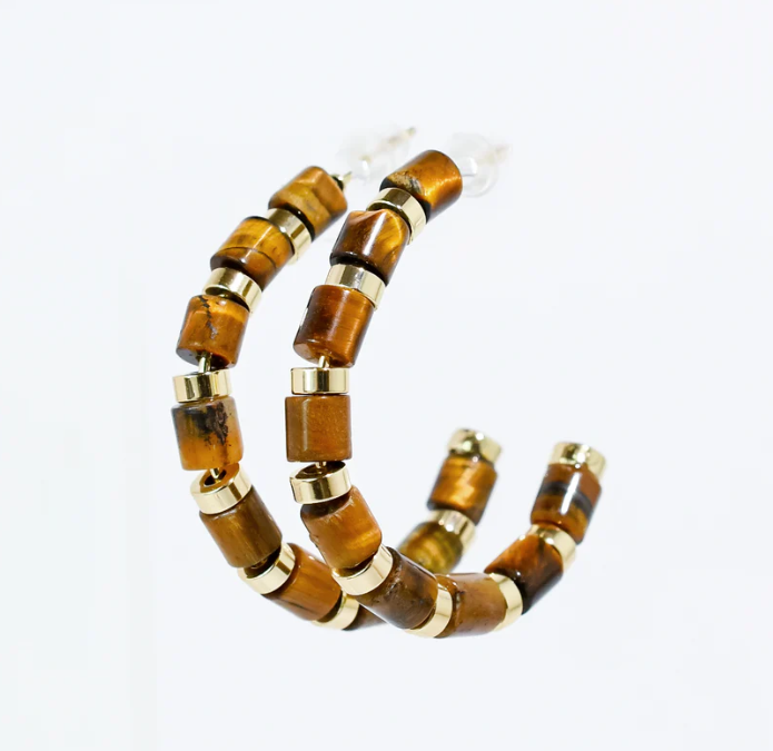 Luxe Hoop - Amber - Southern Belle Boutique