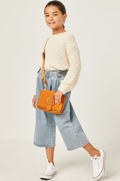 Cream Popcorn Sweater