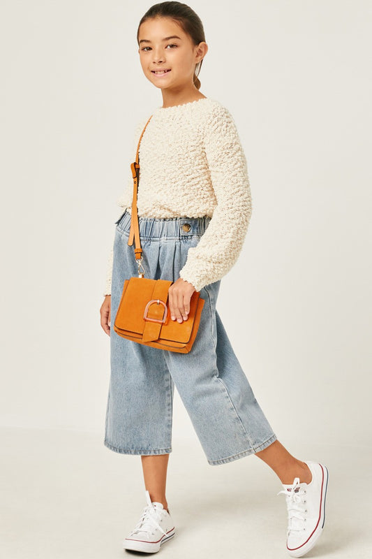 Cream Popcorn Sweater