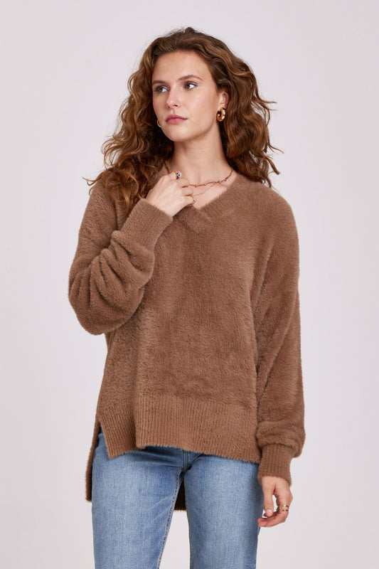 Margarita Sweater - Walnut - Southern Belle Boutique