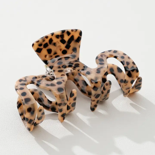 Wild Leopard Claw Clip - Large - Southern Belle Boutique