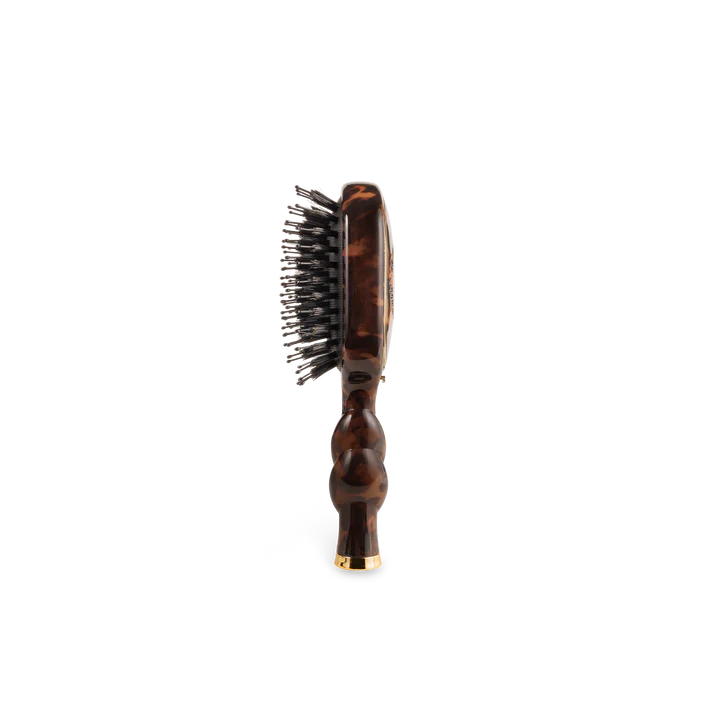 Mini Boar Bristle Hair Brush - Tortoise - Southern Belle Boutique
