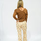 Let's Rodeo Motif Flare Pants - Southern Belle Boutique