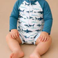 Shark Rashguard + Hat - Southern Belle Boutique
