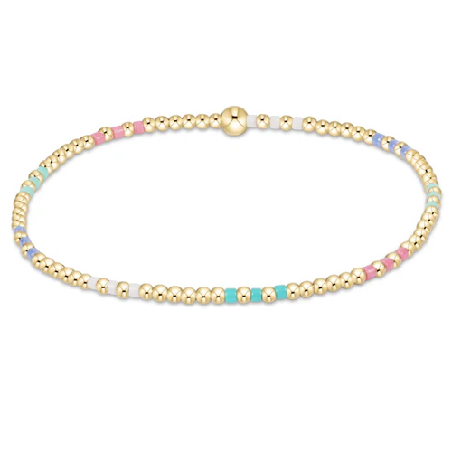 Hope Joy Pattern 2mm Bead Bracelet - Hot Mess SS25 - Southern Belle Boutique