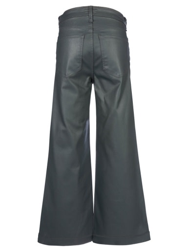 Meg High Rise Rab Wide Leg - Evergreen - Southern Belle Boutique