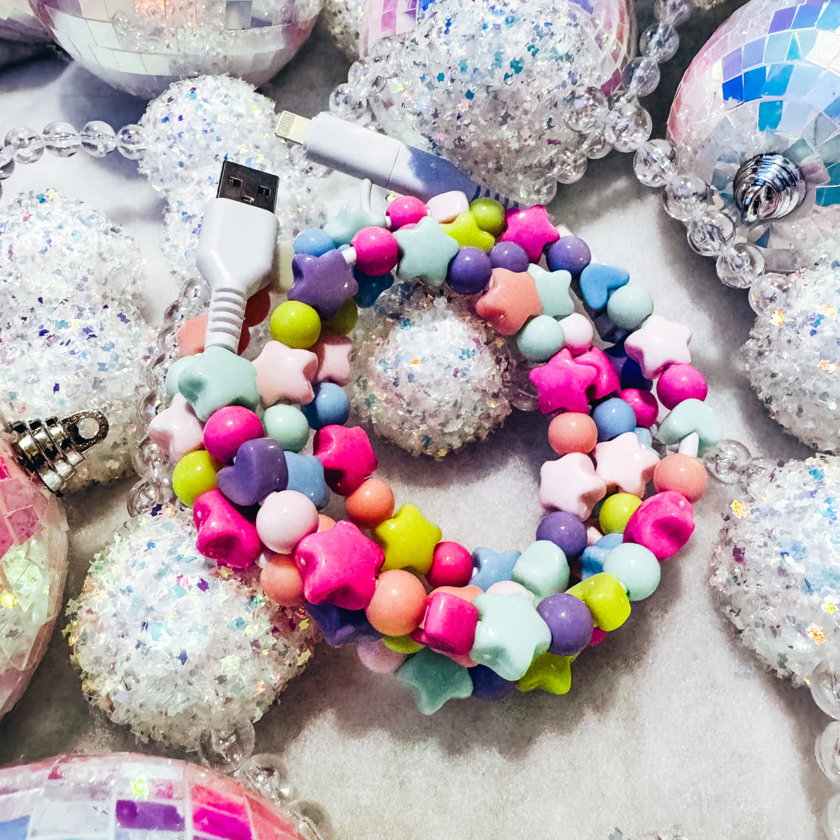 Dual End Phone Charger - Lucky Charms