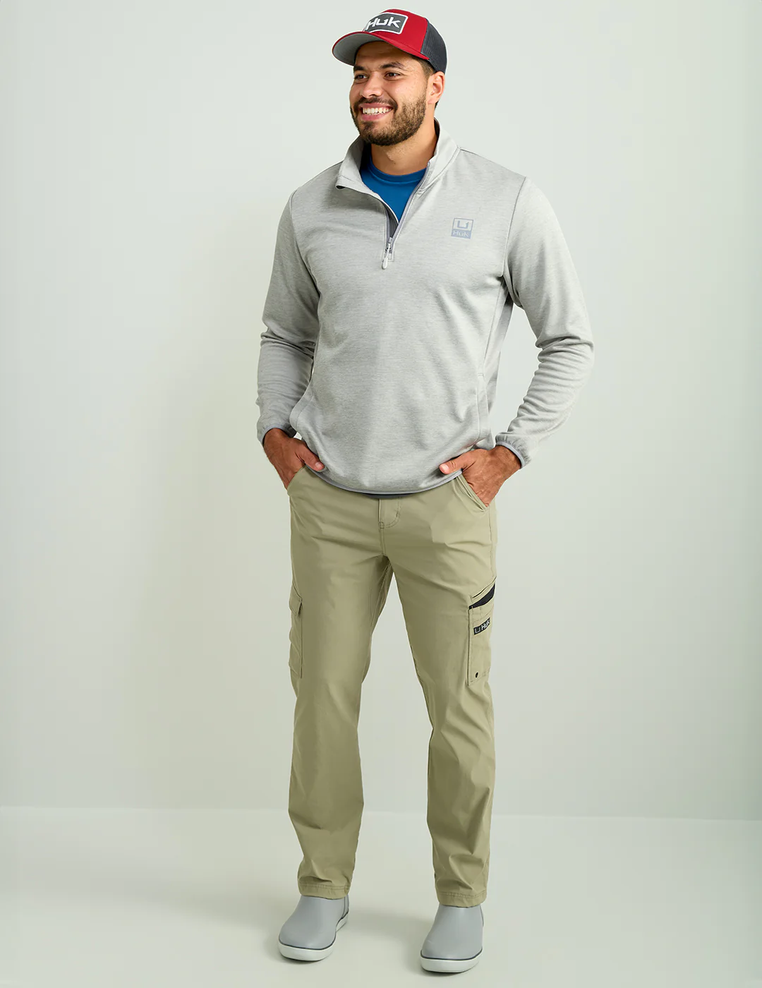 Coldfront+ Performance 1/4 Zip - Harbormist Heather - Southern Belle Boutique