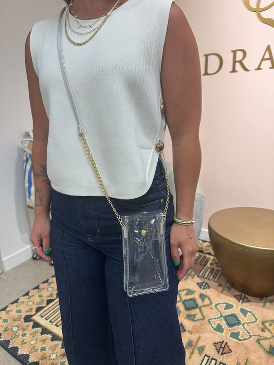 Clear Small Crossbody - Southern Belle Boutique