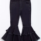 Black Denim Flare Jeans - Southern Belle Boutique