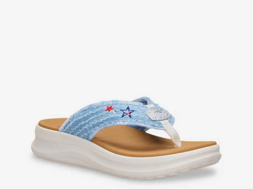 Tide Flip Flip - Denim Stars - Southern Belle Boutique
