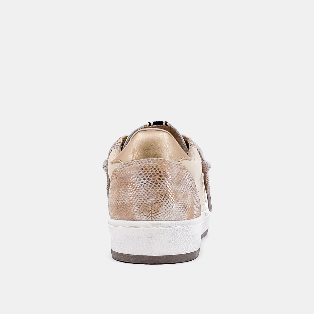 Paz Sneaker - Gold Snake - Southern Belle Boutique