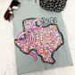 Floral Texas Bow Tee - Southern Belle Boutique