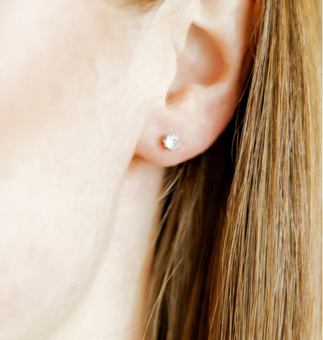 Screwback Stud Earrings - Helen Silver - Southern Belle Boutique