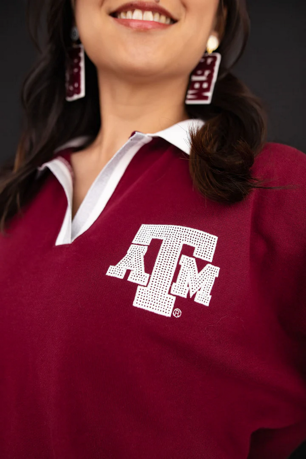 Texas A&M Brianna Cannon Club Sweatshirt - Southern Belle Boutique