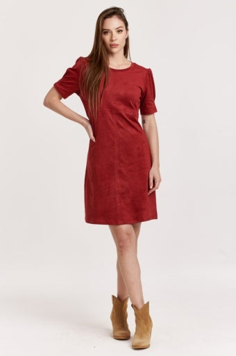 Demi Dress - Ruby Pink