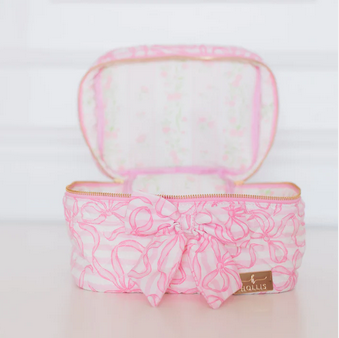 Quilted Coquette Train Case