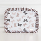 Butterfly Ruffled Nylon XL Pouch