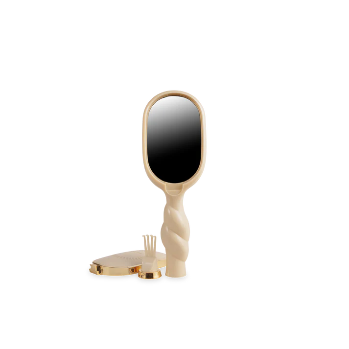Mini Boar Bristle Hair Brush - Tan - Southern Belle Boutique