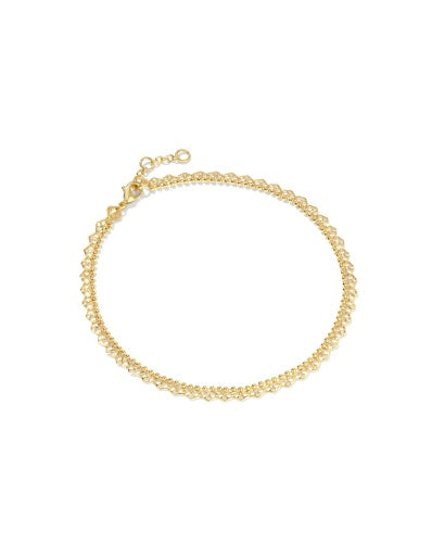 Mallory Rose Anklet Gold - Southern Belle Boutique