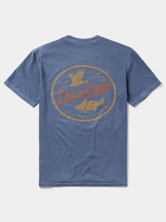 Pheasant Redfish TShirt - Dark Denim - Southern Belle Boutique