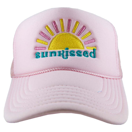 Sunkissed Lt Pink Foam Trucker Hat - Southern Belle Boutique