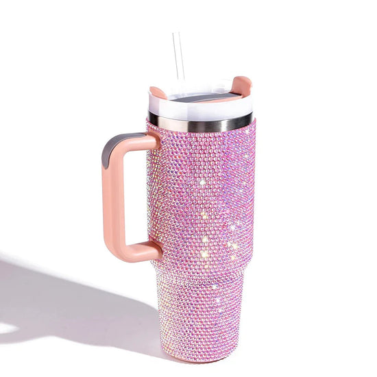 Rhinestone 40oz Strainless Tumbler - Southern Belle Boutique