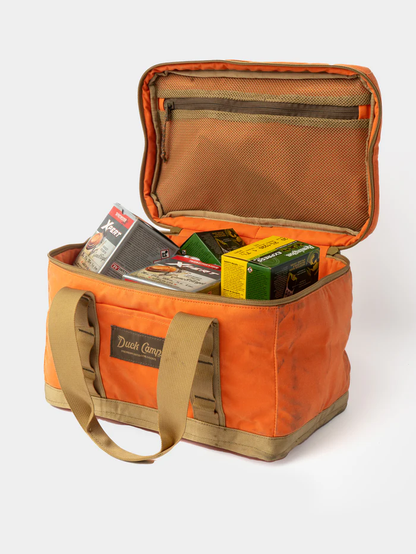 Large Canvas Ammo Tote - Blaze/Wheat - Southern Belle Boutique