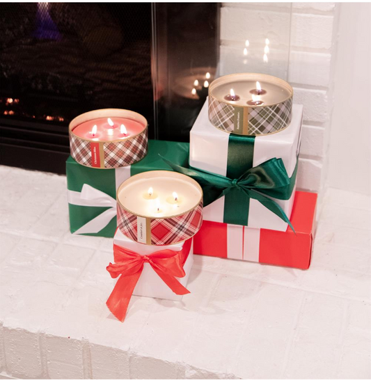 3 Wick Tin Candle - Afternoon Retreat - Southern Belle Boutique