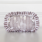 Butterfly Ruffled Nylon Large Clear Pouch