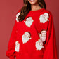 Santa Sequin Sweatshirt