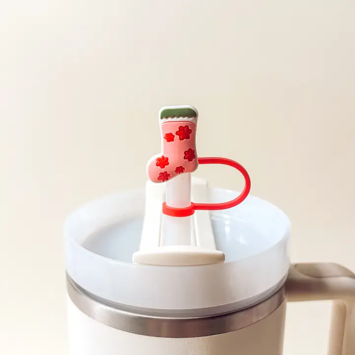 Straw Topper Set-Naughty or Nice - Southern Belle Boutique