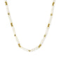 Deliah Strand Necklace Gold Ivory Mother Of Pearl