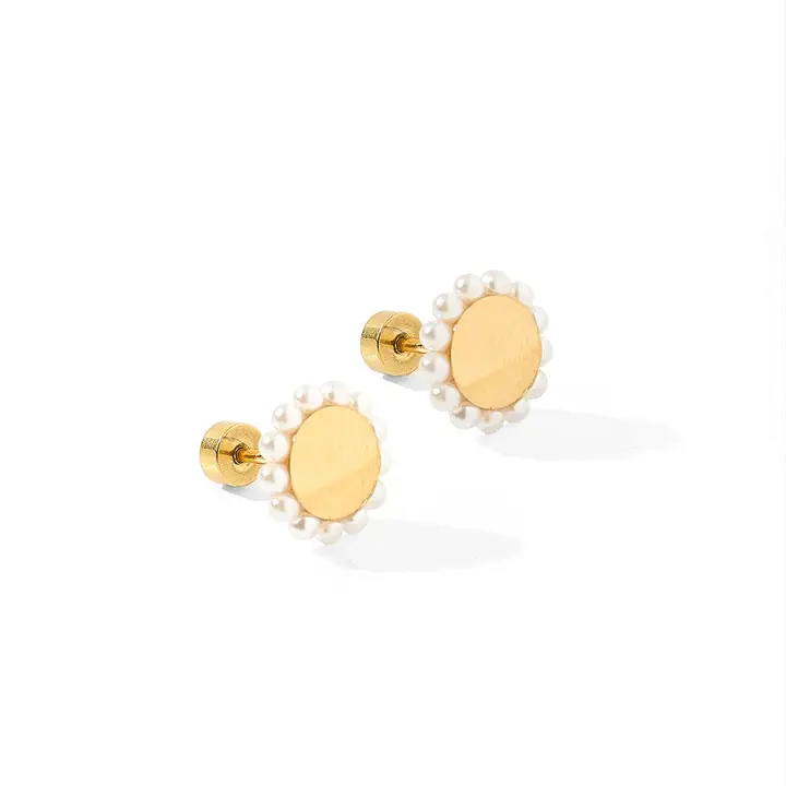 Screwback Stud Earrings - Alice Pearl - Southern Belle Boutique
