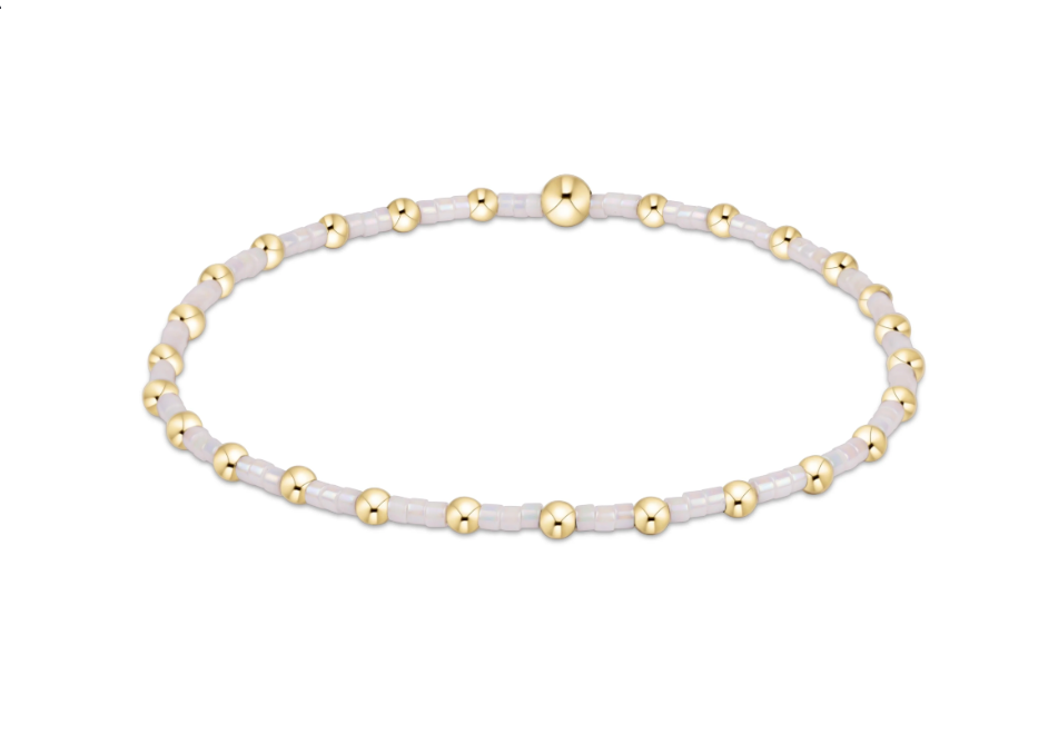 Hope Sincerity Bracelet - Silky White - Southern Belle Boutique