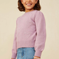 Pearl Hearts Detailed Pullover - Southern Belle Boutique